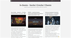 Desktop Screenshot of k-cheats.com