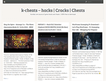 Tablet Screenshot of k-cheats.com